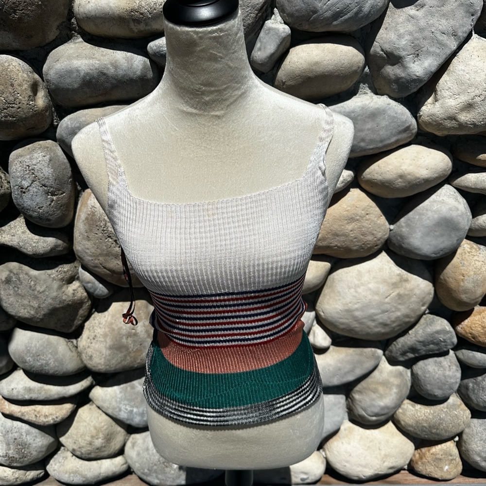 Striped Ribbed Missoni Tank